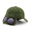 Vliegeniershoed Zomer Persoonlijkheid Bril Baseball Cap Vrouwelijke Unisex Zonnebril Hoed Mannelijke Cap Baseballcap Jongens Caps De660