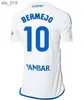 Футбольные майки 2024 Real Zaragoza FRAN GAMEZ трикотажные изделия ZAPATER HOME JERSEY POMBO SHINJI KAGAWA Футбольные майки JAVI ROS L. SUAREZ futbol Мужчины детский комплектH240307