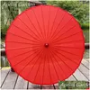 Regenschirme Hochzeit Rot Ölpapier Regenschirm Hanfu Frau Chinesischer Stil Seidendekoration Sonnenschirm Paraguas Sombrilla 220427 Drop Lieferung H DHN9R