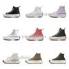 2024 Run Hike Star Scarpe casual Motion uomo Donna Marchio di abbigliamento britannico congiunto Jagged Nero Giallo bianco High top Classico Fondo spesso