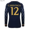 Camisas de futebol masculinas de mangas compridas ALABA JR.VALVERDE Camisas de Futebol PrincipalH240307