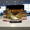 2024 Novo Trump Sapatos Basquete Nunca Renda Sneaker Sapatos Casuais Tênis Mulheres Flat Luxury Designer Hot Trumps Gold Mens Run Sport Shoe Trainer Sapato Presente com caixa