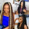 Butterfly Locs Crochet Hair Dreadlocks Meche Faux Locks Crochet Hair Braids Extensions Soft Locks Curly Braid Synthetic Hair 240226