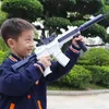 Gun Toys M416 Electric Water Gun Toys Pistol Shooting Lighting Automatic Summer Children Summer Beach Outdoor Fight Fantasy Toys For Kids yq240307