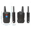 Walkie Talkie 2pcs BAOFENG BF-C50 Mini Kids Taşınabilir Ham Radio Comunicador UHF Çift Band İki Yönlü HF Alıcı Yurt