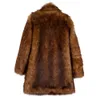 Autumn And Winter New Women's Fur Imitation Fox Hair Mid Length Coat Thickened Warm Windbreaker Large 583951