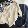 Frühling Unisex Kinder Overalls Baumwolle Leinen Lose Hosen Koreanischen Stil Baby Jungen Mädchen Overalls Kinder Kleidung 240226