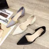 Top Franse Holle Sandalen Zomer Sandaal Dames Schoenen Mid Hak Dikke Puntige Enkele Baotou Fairy Stijl Sandles Hakken Fenty Slides 240228