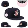 Boston Sox Cappelli aderenti Berretti da baseball Moda Hip Hop Taglia Osso per uomo Donna Lettera Completamente chiuso Gorras 240223