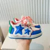 Sneakers Dress Shoes Spring and Autumn New Childrens Star Bread Shoes for Boys and Girls Small crowd China-Chic students Small white shoes SneakersH240307