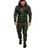 Hommes Survêtement Militaire À Capuche Ensembles Camouflage À Capuche Costume De Loisirs Homme Sweat Pantalon Tactique Sweat Sport 240227