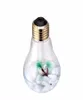 400 ml LED LAMP AIR Ultrasonic luftfuktare Essential Oil Diffuser Atomizer Air Freshener Mist Maker med LED Night Light Bulb8936522