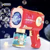 Zand Spelen Waterpret Astronaut Elektrisch Automatisch Licht Bubble Machine Bubbels Pistool Zomer Strand Bad Buitenspel Fantasie Speelgoed voor kinderen Cadeau