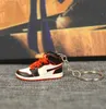 Stereo Pure 3D Handcraft Mini Sneaker Keychain Woman Men Kids Key Ring Gift Luxury Shoes Keychains Car Handbag Key Chain Basketball Shoes Key Holder 10 Styles 24b