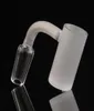 Milky quartz banger Nail Smoke Flat Top Domeless Nails Different effect from angles 14mm 18mm Male Female Dab Rig6190984