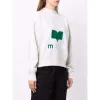 24ss Designer Isabel Marant Pullover Sweater Driehoek Halfhoge hals Losse casual sweatshirts voor dames Tops Hoodies