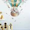 Wall Stickers Cartoon Balloon Home Decor Living Room 3D Art Mural Kids Rooms Baby Decoration Decals Removable