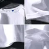 T-shirt à manches longues pour hommes, Design inspiré de Harajuku, vêtements de Golf décontractés, noir et blanc, coupe ample, hauts solides, 240226