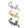 تصميم أقراط مسمار لاتحادات صنبور الإبداعية التي تنقل النساء الرجال يخترقون المجوهرات الأذن