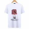 Mens T-Shirt Cotton Tshirt 2024 New Summer Women Tee Top Swith Printed Flash