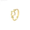 Designer tiffanyco ring Seiko Edition Nieuwe T-familie Liefde Hartvorm Mini Ring Dames Koper Verguld 18k Echt Goud Mode Eenvoudige Persoonlijkheid Ring