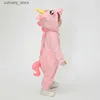 Jumpsuits Baby Clothes Pink Romper Girls Onesie Spring Summer Animal Jumpsuit Festival Outfits Kids Cartoon Costume 0-2Y Kigurumis L240307