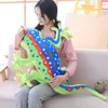 Fyllda djur 3D Gecko Toy Soft Filled Plush Animal Chameleon Lizard Doll Pillow Cushion Kid Boy Girl Gift WJ302 220217 240307