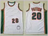 Mans Throwback Basketball Gary Payton Jersey 20 Kevin Durant 35 Shawn Kemp 40 Ray Allen 34 Team Vintage Gute Qualität für Sportfans Shirts Männer Uniform Rot Weiß Grün