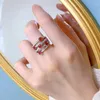 Cluster Rings Spring Qiaoer Luxury 925 Sterling Silver Ruby High Carbon Diamonds Gemstone Fine Jewelry Wedding Party Women Ring