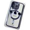 iPhone 15 Pro Magsafe Clear Phone Case med kamera täcker skydd smal tunna promax magnetiska fall för 14 13 12 11
