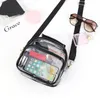 Shoulder Bags Transparent PVC Women Messenger Bag Stadium Approved Ladies Handbags See Through Fashion Waterproof Simple For Festival Games