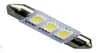 12V 36mm 3SMD 5050 LED 자동차 인테리어 Festoon White Light Dome 램 램프 헤드 라이트 헤드 라이트 마감 인테리어 돔 Light9463656