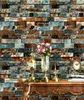 3d Culture Stone Brick Wallpaper Vintage Brick Wallpaper Cafe Bar Restaurang Butik PVC Brick Wallpaper6155602