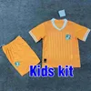 Jerseys de football Côte d'Ivoire Équipe nationale de football KESSIE ZAHA Côte d'Ivoire Chemises de football CORNET DROGBA Hommes Uniformes Kits Enfants Chaussettes Ensembles complets H240307