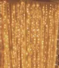 Christmas decorations curtain lights holiday lighting EUAUUS Romantic LED Curtain String Light For Wedding Garland Party window 9664387