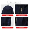 Mens Hoodies Sweatshirts TB browin new TB zipper coat yarn dyed sweater for men and women Korean casual primer