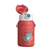 Water Bottles Safe Drinking Vacuum Cup Leakproof Stainless Steel Bottle With Adjustable Strap Double Insulated Bpa-free For Kids