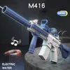 Toys Gun Electric Water Gun Toy High Pressure Full Auto Unisex M416 Rifle Water Guns For Adults Boys Girls Summer Games Beach Pool Toys 240307