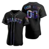 Maillot de baseball 35 Brandon Crawford Buster Posey Joc Pederson 5 Mike Yastrzemski Barry Bonds Logan Webb Patrick Bailey 7 J.D. Davis Alyssa Nakken