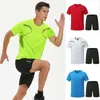 designer heren trainingspakken tech set trainingspak shirts shorts tweedelig fitnesspak sneldrogend ademend sportkleding cadeau voetbal basketbal t-shirt jogger oversize