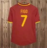 Maglie da calcio Retro RUI COSTA FIGO NANI Maglie da calcio classiche Camisetas futbol VintageH240307