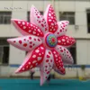 Amazing Hanging Large Inflatable Flower Balloon Artificial Blooming Flower Light For Venue Decoration