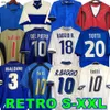 Camisas de futebol 1982 Retro FUTEBOL JERSEY Maldini Baggio ROSSI Schillaci Del Pirlo Inzaghi buffon Cannavaro Materazzi Nesta Italysh240307