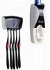 Set di accessori per il bagno Porta spazzolino Porta dispenser automatico per dentifricio Porta spazzolino per montaggio a parete Set di strumenti per il bagno VT8116449