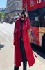 Men039S Trench Coats Män Loose Casual Long Jacket Trench Coat Ytterkläder Manliga kvinnor Vintage Streetwear Hip Hop Red Cardigan Wind9053628