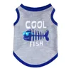 Dog Apparel Vest Summer Tank Top Funny T-shirt For Small Dogs Pet With Letter Printing Thin Clothing Outdoor Activities