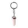 Key Rings Charms Natural Stone Key Rings Keyring Fashion Keyholder Boho Jewelry Car Keychain For Drop Delivery Jewelry Dhpeq