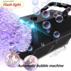 Sand Play Water Fun Bubble Machine Upgrade Bubble Blower50000+ Bubbles Per Minute Automatic Bubble Maker Operated by Plugin eller Batteries Portable L240307