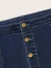 Dames Jeansrok Plus Size Denim Effen Blauw Korte Jeans Grote Grote Maat Stretch Bodem Streetwear Rok Voor Dames 240307