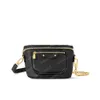 82335 Mini Bumbag Designer TABA TABY FANNY PAKIET BRĄZOWY KLUKA SKÓRZY Crossbody Messenger Mężczyznę skórzaną torebkę Portfel #LBB-04